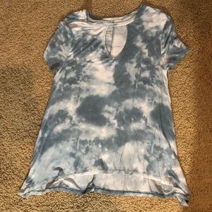 Dressy Top With Keyhole Opening